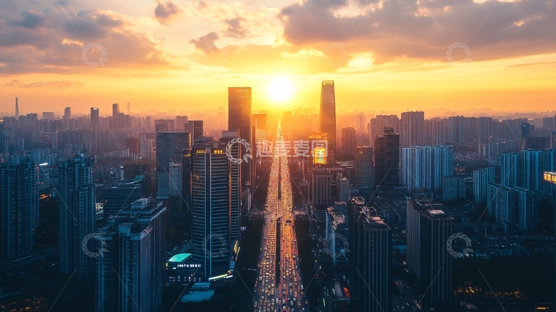 高清大图下载【趣麦麦图】蓉城余辉