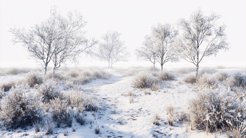 高清大图下载【趣麦麦图】湿地雾凇