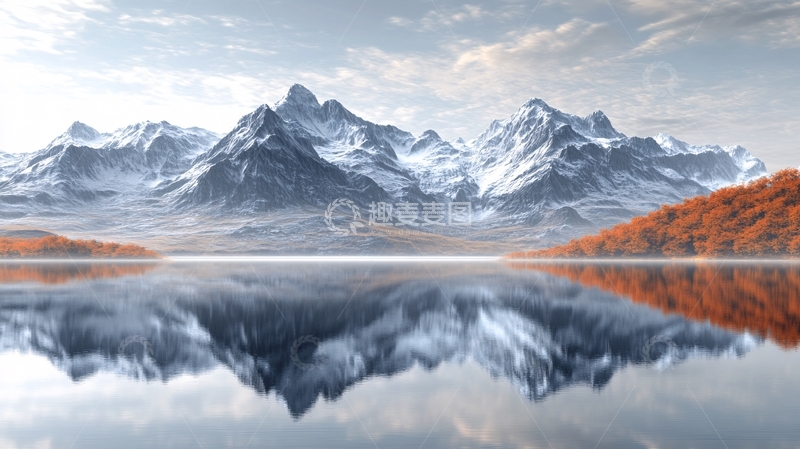 高清大图下载【趣麦麦图】宽幅山水全景图片