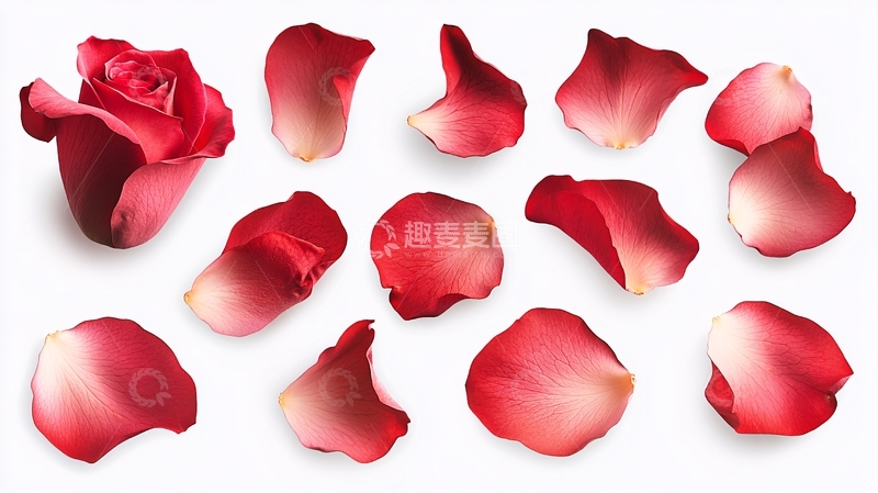 高清大图下载【趣麦麦图】玫瑰花花瓣素材1