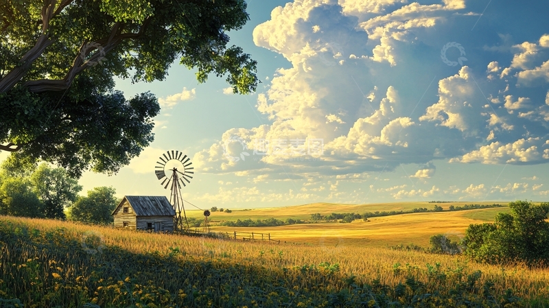 高清大图下载【趣麦麦图】唯美农村场景70