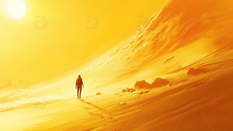 高清大图下载【趣麦麦图】橙色背景峰会背景