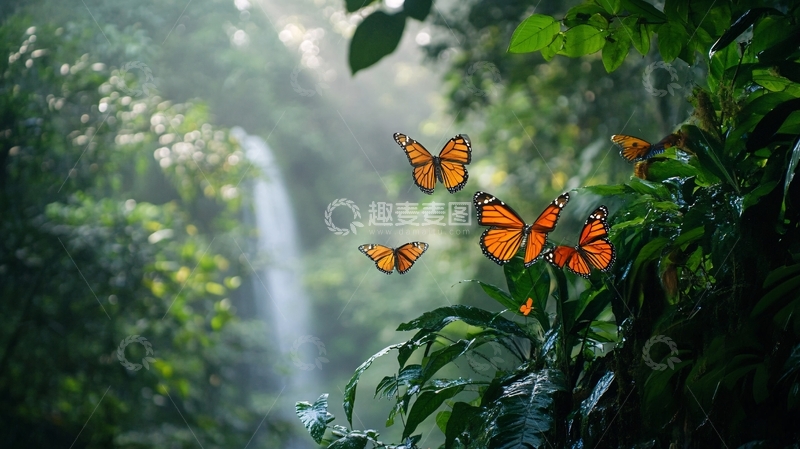 高清大图下载【趣麦麦图】蝴蝶泉的蝴蝶3