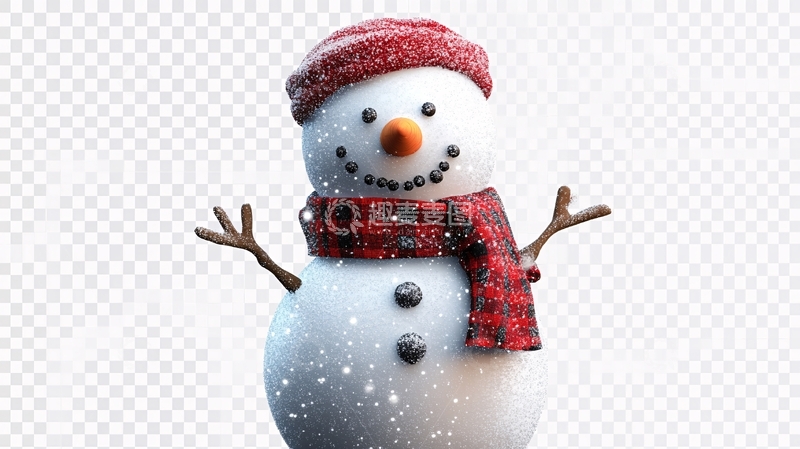 高清大图下载【趣麦麦图】雪人素材下载4