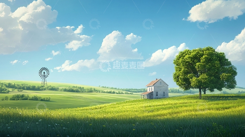 高清大图下载【趣麦麦图】唯美乡村风光