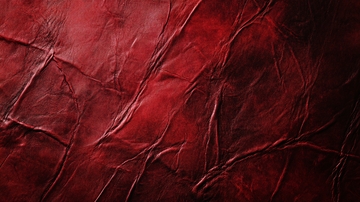 红色皮革纹理