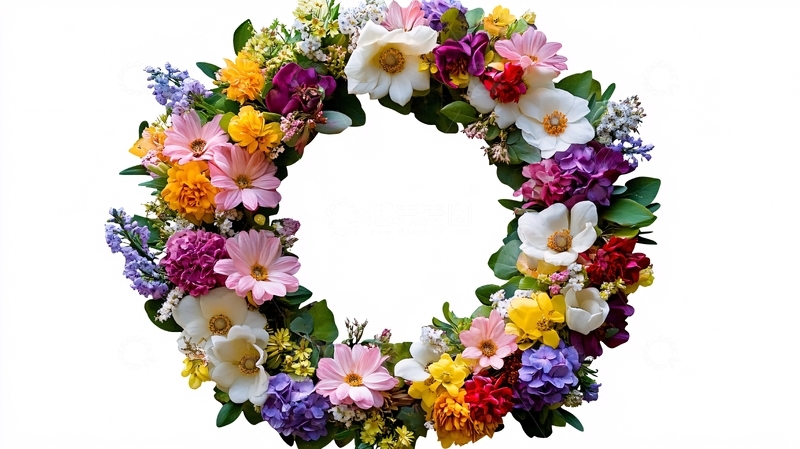 高清大图下载【趣麦麦图】大花环花艺