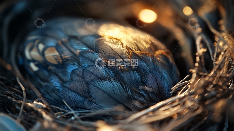 高清大图下载【趣麦麦图】织巢鸟窝