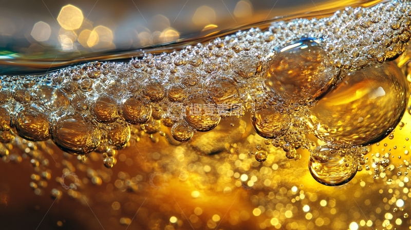 高清大图下载【趣麦麦图】油珠微距特写1