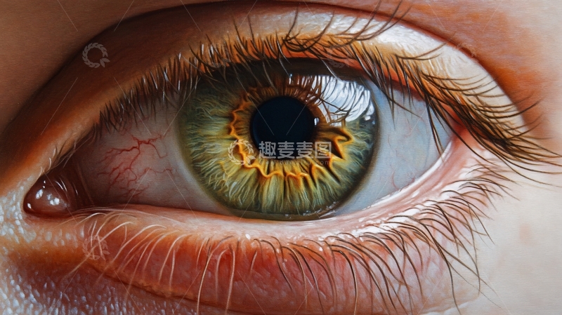 高清大图下载【趣麦麦图】写实眼睛1