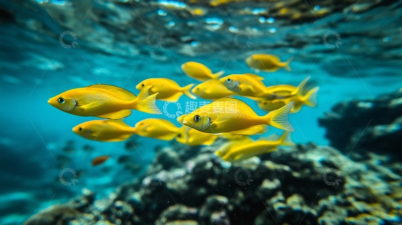 高清大图下载【趣麦麦图】鱼群特写壁纸28