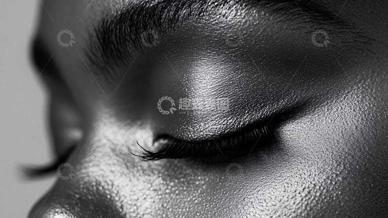 高清大图下载【趣麦麦图】眼睫毛与眼睑细节