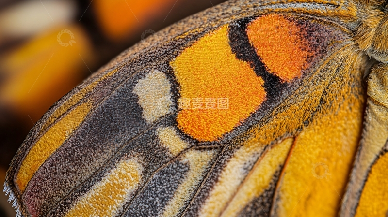 高清大图下载【趣麦麦图】彩蝶微距