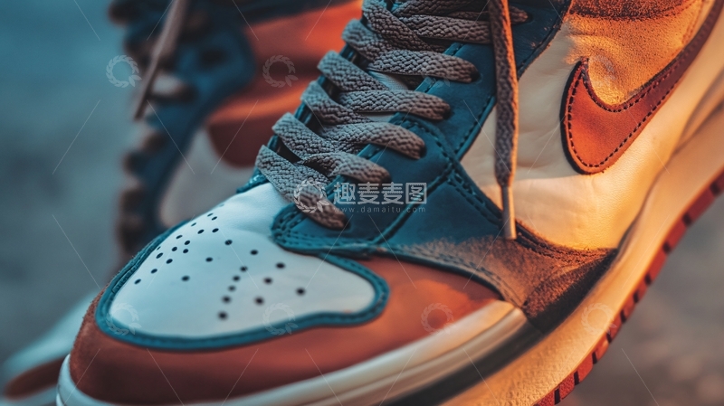 高清大图下载【趣麦麦图】蓝橙配色