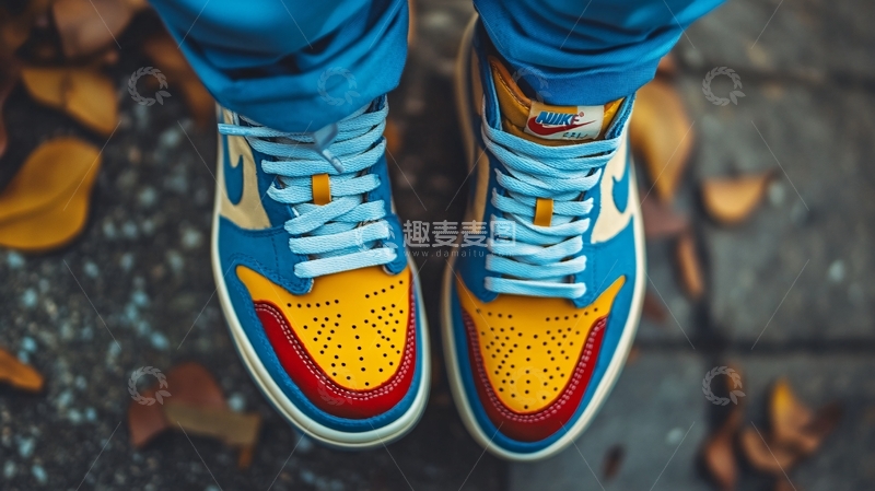 高清大图下载【趣麦麦图】运动鞋细节设计1