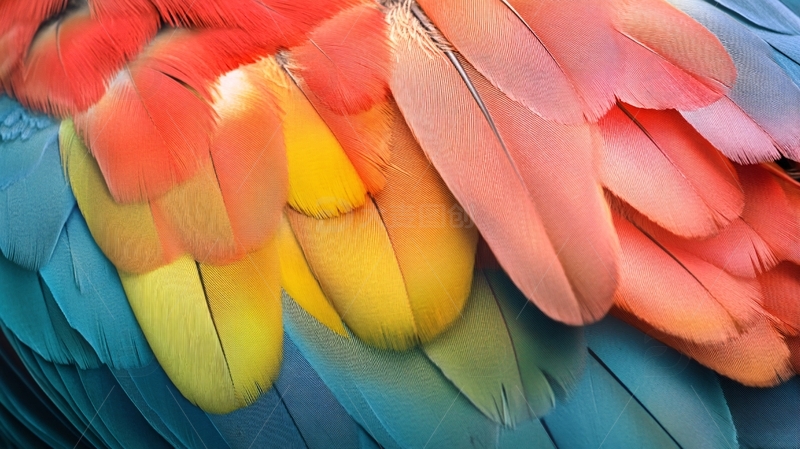 高清大图下载【趣麦麦图】色彩鲜艳的翅膀