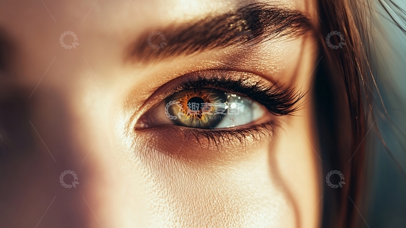 高清大图下载【趣麦麦图】眼影妆细节特写