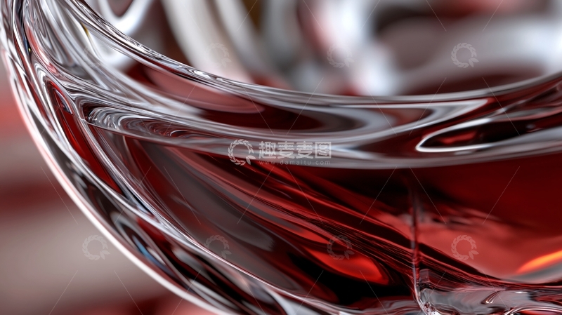 高清大图下载【趣麦麦图】红色液体创意壁纸3