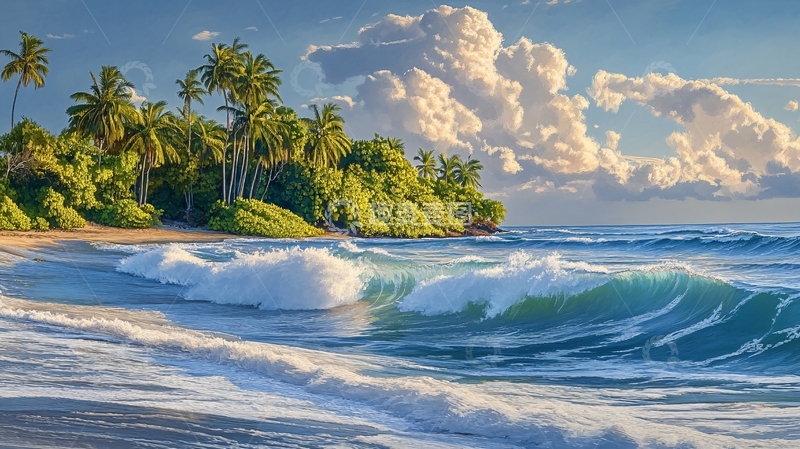 高清大图下载【趣麦麦图】热带风光海滨风光23