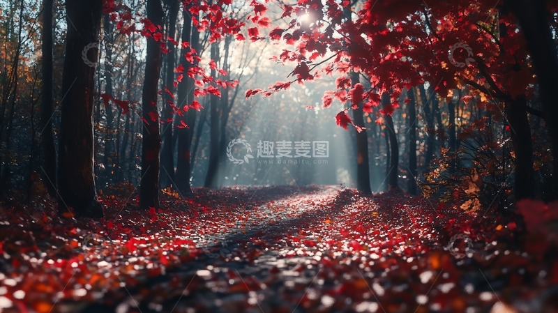 高清大图下载【趣麦麦图】唯美枫林