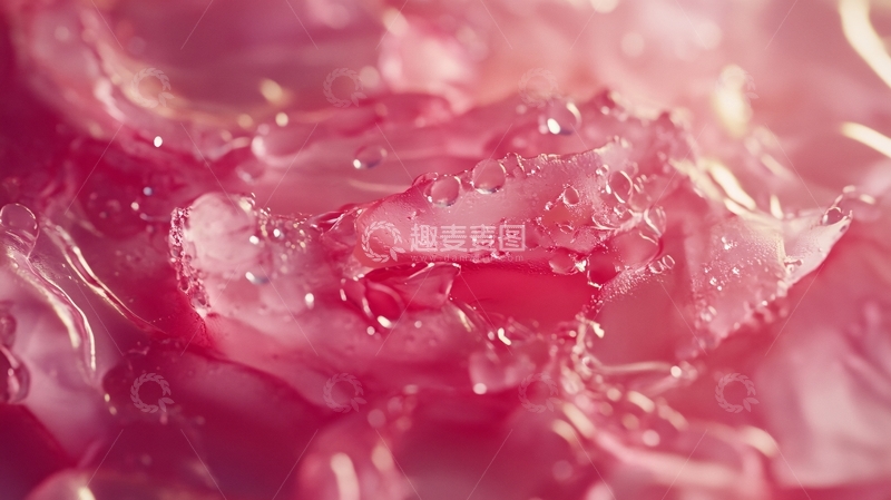 高清大图下载【趣麦麦图】水珠花瓣