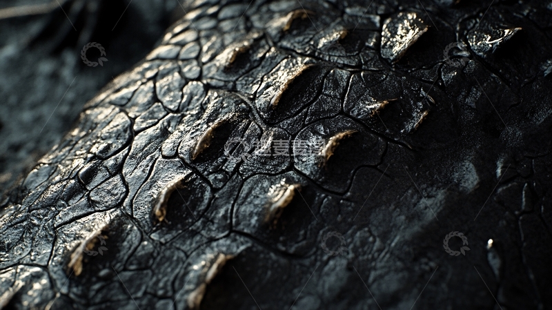 高清大图下载【趣麦麦图】鳄鱼皮腹部纹理1