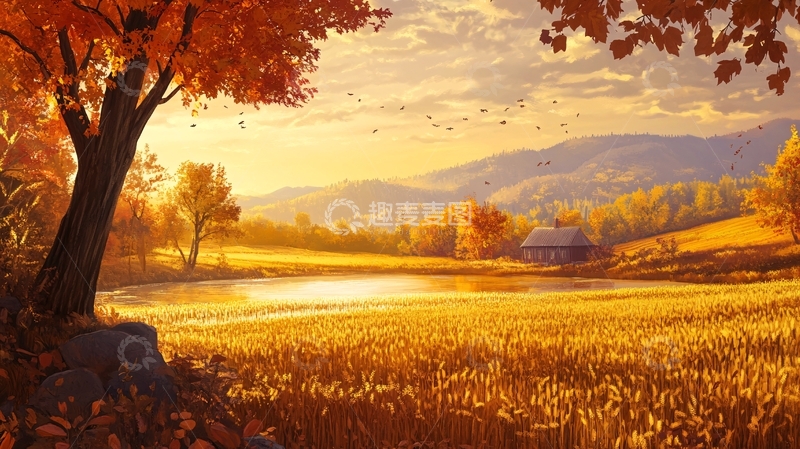 高清大图下载【趣麦麦图】唯美农村场景72