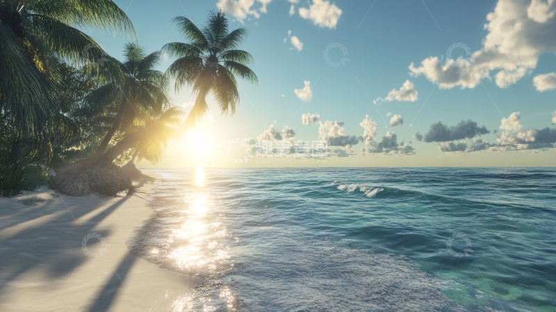 高清大图下载【趣麦麦图】热带风光海滨风光25