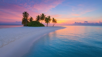 海岛黄昏高清11