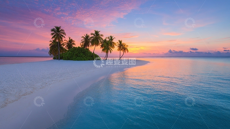 高清大图下载【趣麦麦图】海岛黄昏高清11