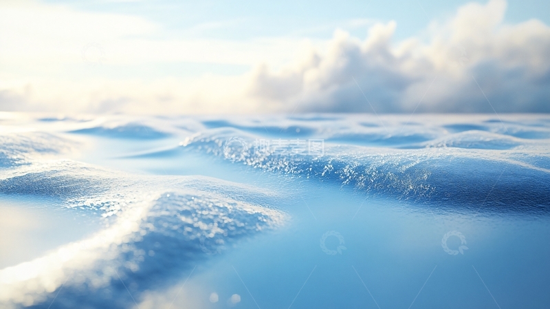 高清大图下载【趣麦麦图】冰天雪地背景3