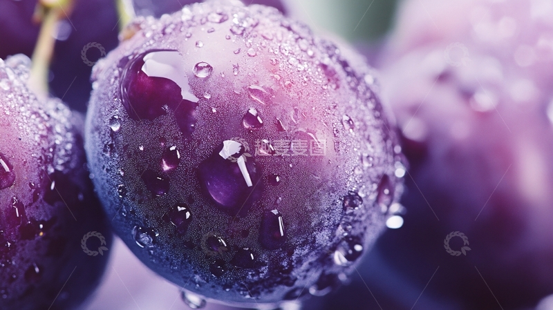 高清大图下载【趣麦麦图】西梅鲜果详情