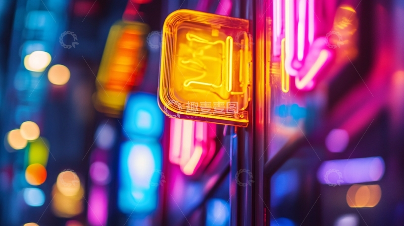 高清大图下载【趣麦麦图】港式霓虹灯