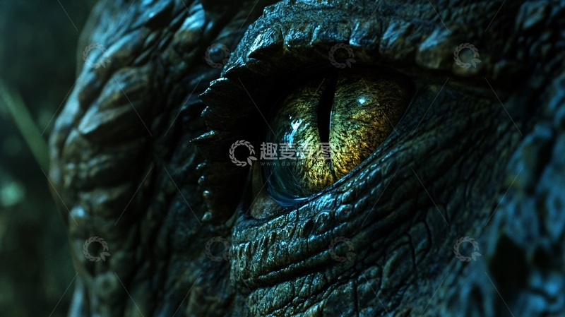 高清大图下载【趣麦麦图】恐龙眼睛4