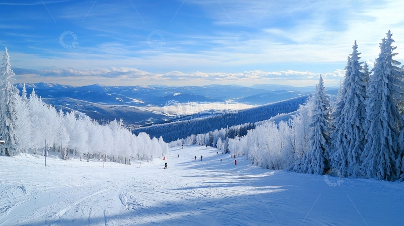 高清大图下载【趣麦麦图】高清滑雪场