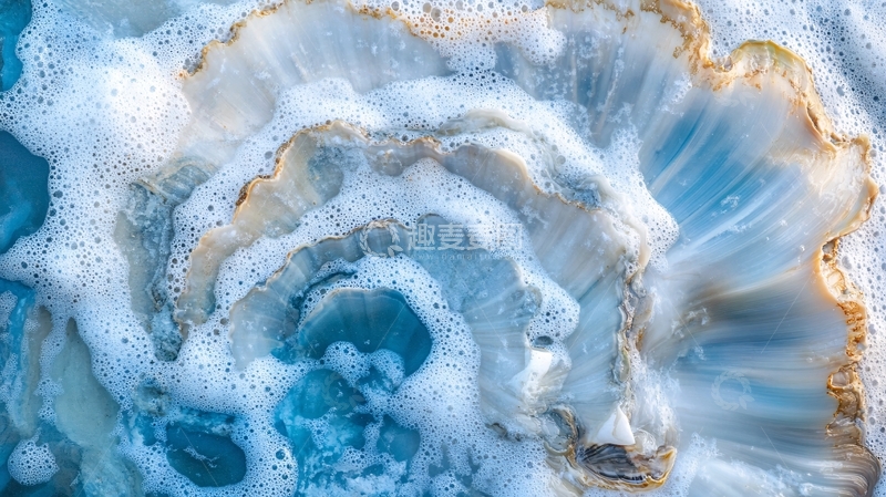 高清大图下载【趣麦麦图】砗磲表面