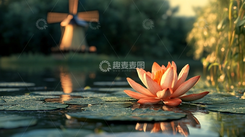 高清大图下载【趣麦麦图】荷花高清电脑桌面壁纸17