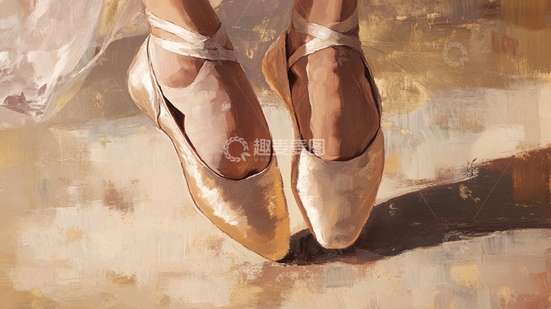 高清大图下载【趣麦麦图】高跟鞋油画