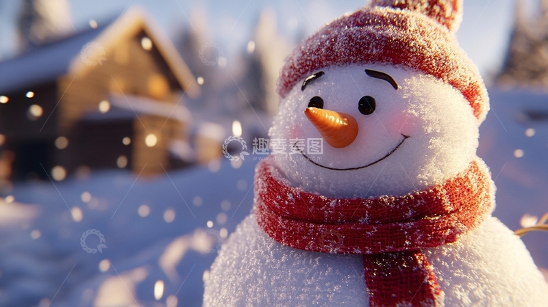 高清大图下载【趣麦麦图】雪人ip