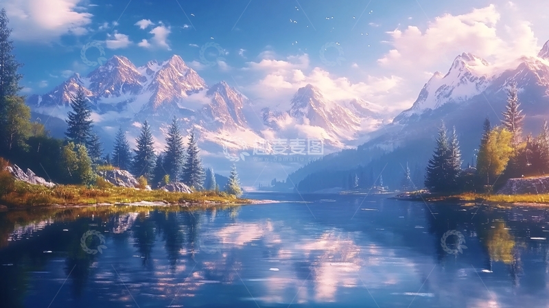 高清大图下载【趣麦麦图】宽屏风景画86