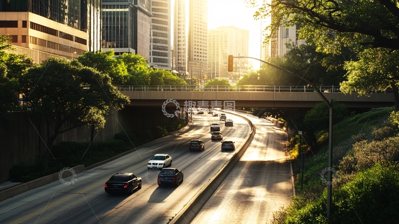 高清大图下载【趣麦麦图】洛杉矶交通2