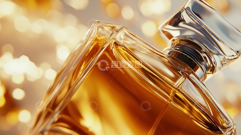 高清大图下载【趣麦麦图】玻璃瓶香水特写