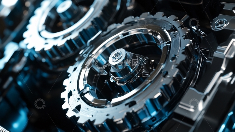 高清大图下载【趣麦麦图】工业风齿轮7