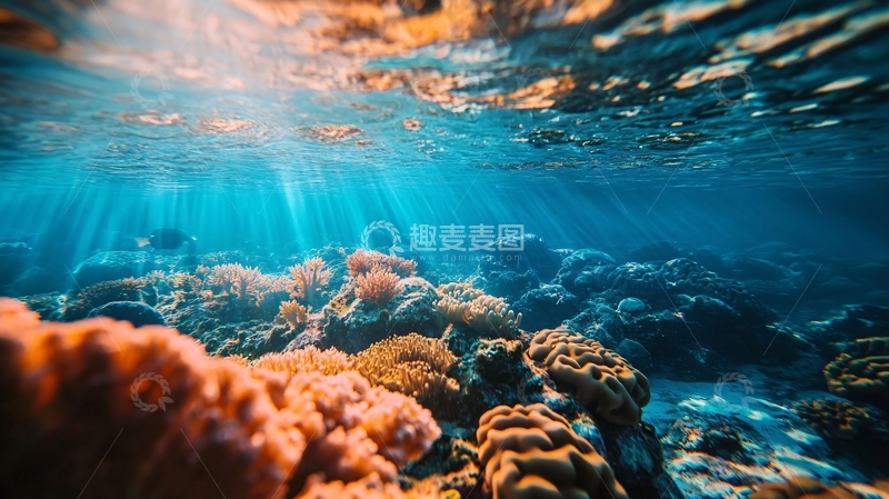 高清大图下载【趣麦麦图】软珊瑚海底风光