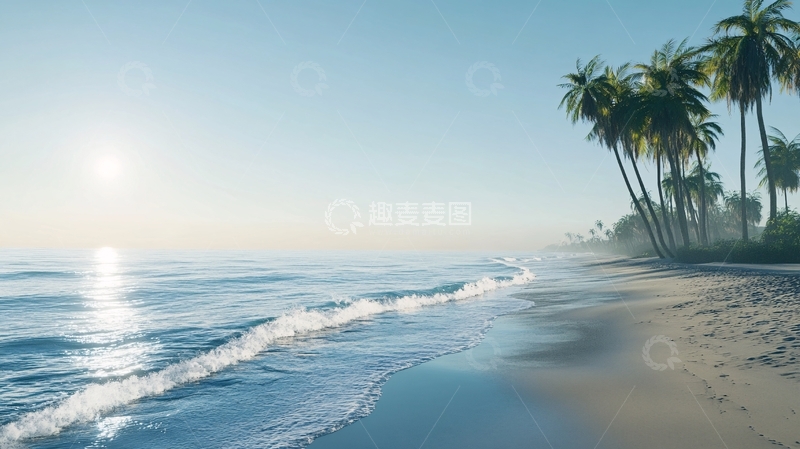 高清大图下载【趣麦麦图】热带风光海滨风光29