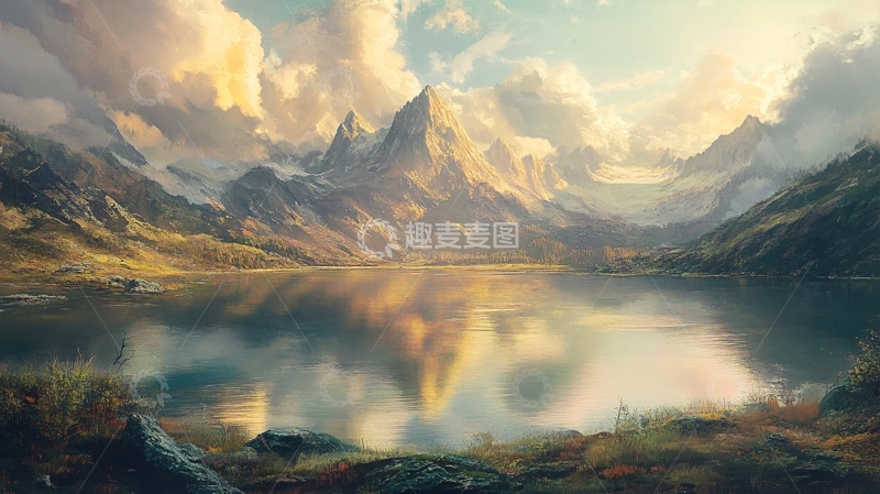 高清大图下载【趣麦麦图】风景原画5