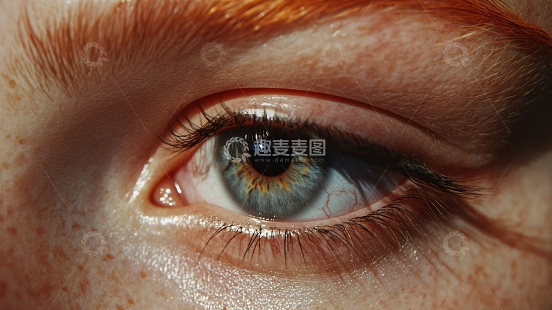 高清大图下载【趣麦麦图】橘黄色眼睛