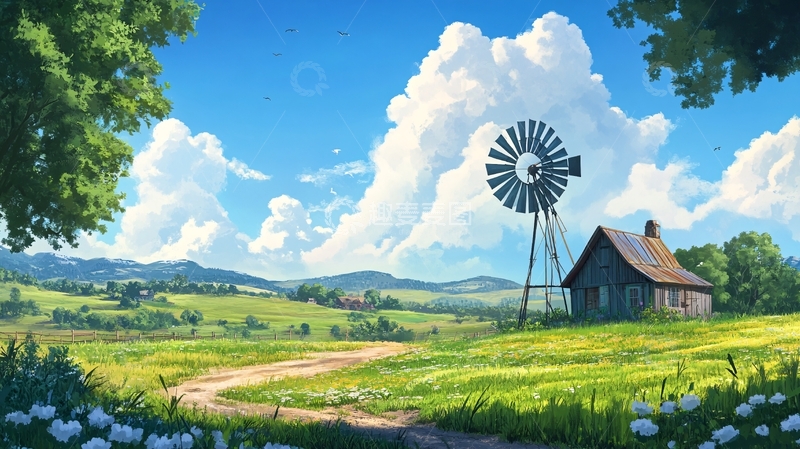 高清大图下载【趣麦麦图】唯美农村场景76