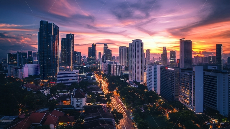 高清大图下载【趣麦麦图】东南亚城市