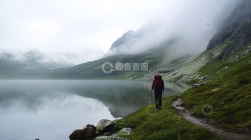 高清大图下载【趣麦麦图】扎尕尔措风光1